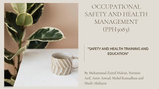 PPH3083 (OCCUPATIONAL SAFETY AND HEALTH)