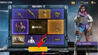 New lucky draw tropical flora spin O cp claim rewards codm #codm #callofduty #callofdutymobile