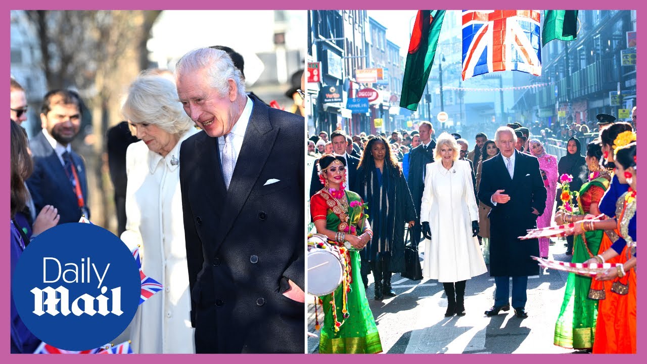 King Charles III and Camilla visit London Bangladeshi in Brick Lane