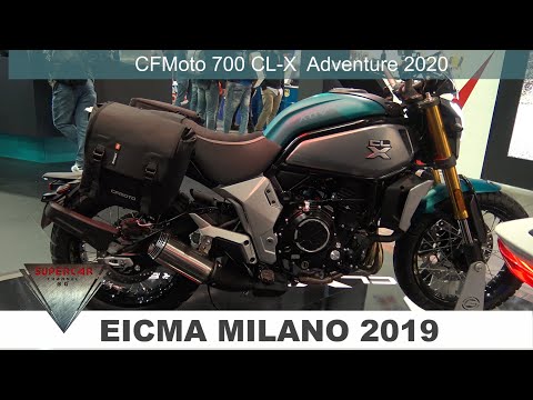 Cfmoto 700 Cl X Adventure Unveil Walkaround At Eicma 19 Fiera Milano Rho Youtube