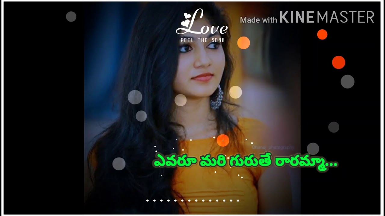 Telugu love whatsapp status Nuvvu ne navve chalamma song YouTube