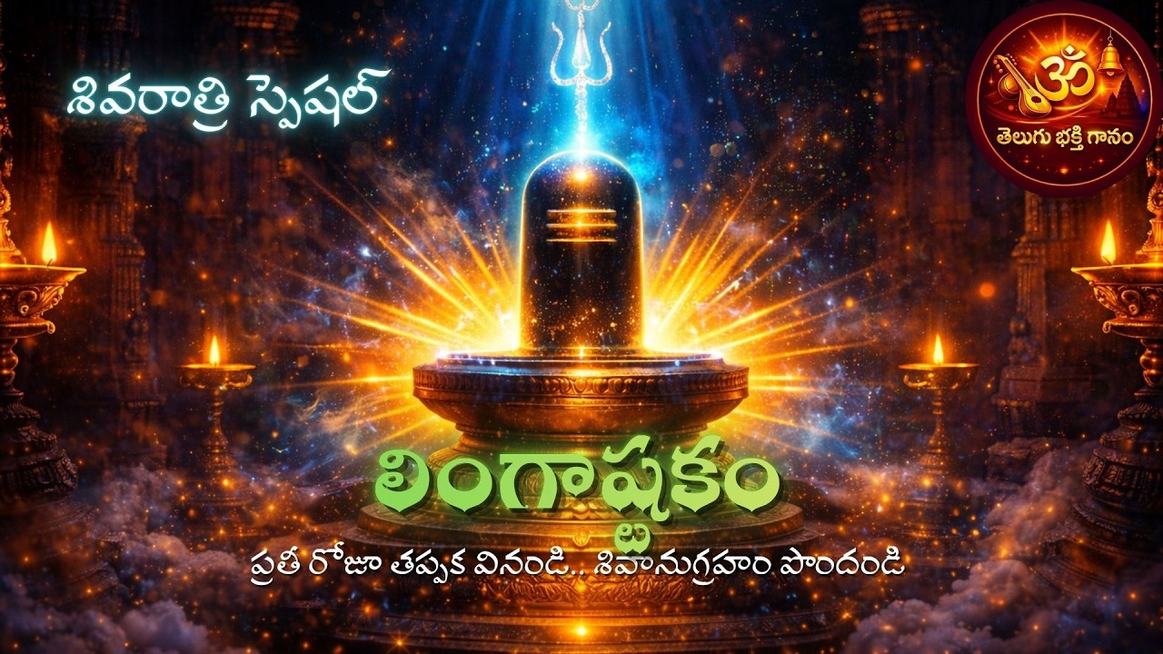 లింగాష్టకం 🔱 మహా శివరాత్రి ప్రత్యేకం | Powerful Lingastakam | Telugu Bhakti Gaanam