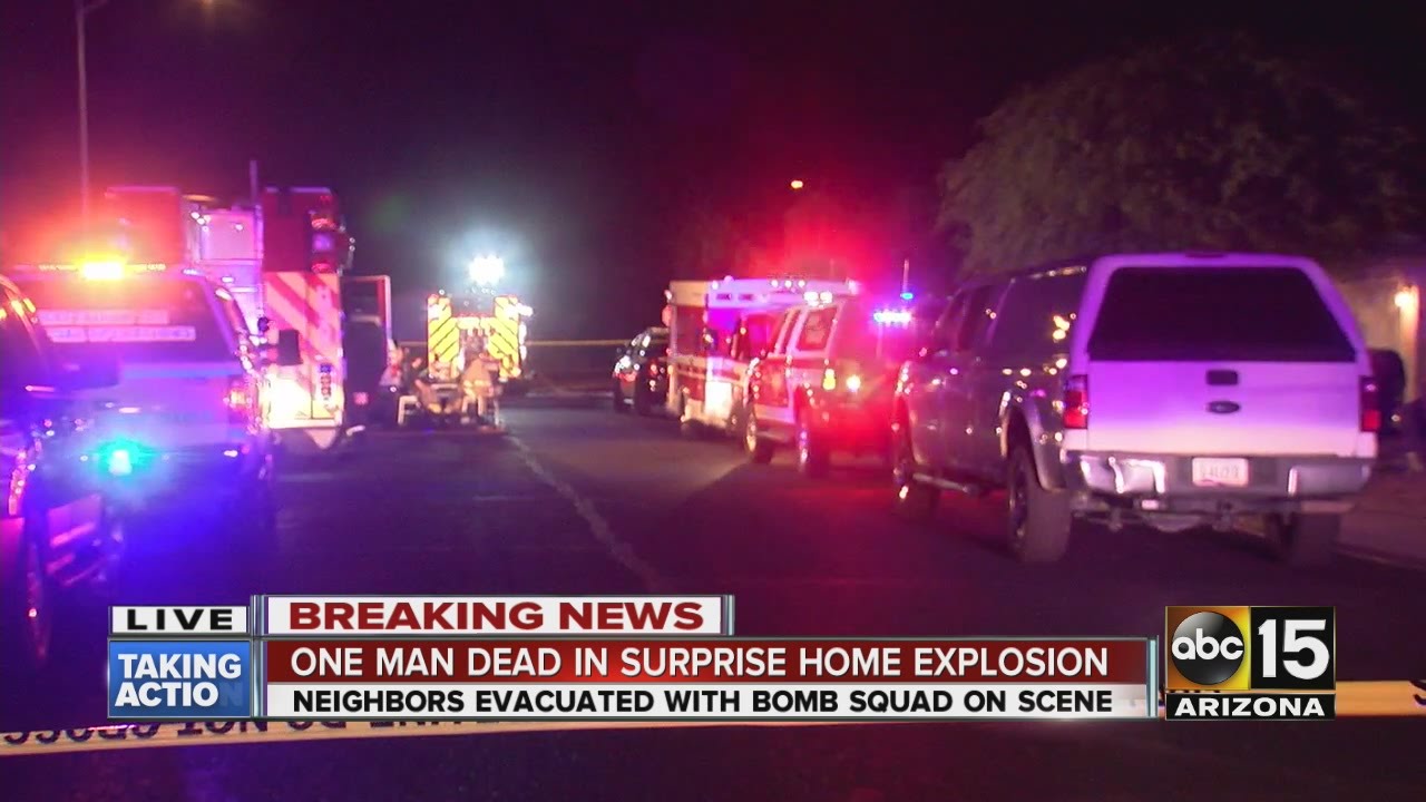 Man dead after home explosion in Surprise - YouTube