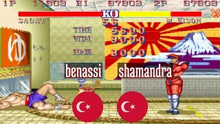 Street Fighter II Champion Edition - benassi (TR) vs shamandra (TR) - 2021-10-12