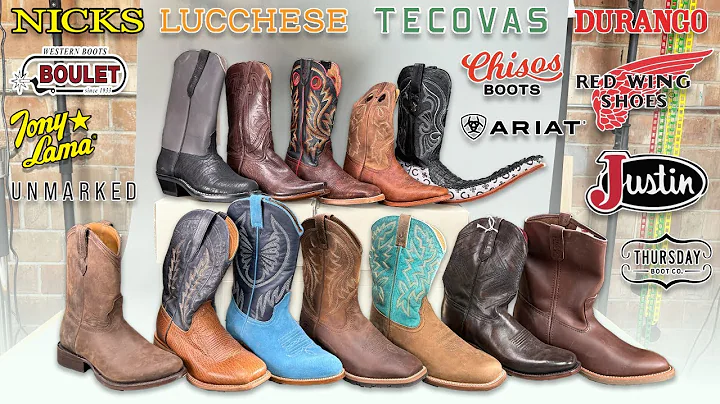 $7,060 Dissected - Who’s best? Ultimate Cowboy boot showdown -   Lucchese Tecovas Red Wing Tony Lama