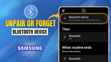 How to Unpair or Forget a Bluetooth Device on Samsung | Remove Bluetooth Device from Samsung