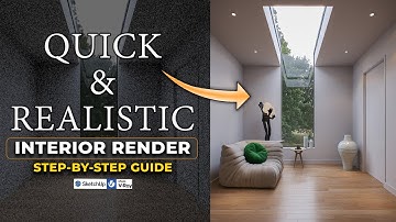 Empty Room to Realistic Interior Render- Full Tutorial | SketchUp & V-Ray