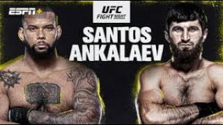 Thiago Santos VS Magomed Ankalaev (highlights)