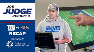 Coach Judge Breaks Down Giants vs. Ravens Week 16 Game Film | Joe Judge Report (Ep. 15)