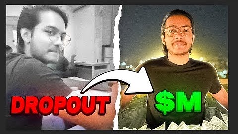 I dropped out of my University to Start this $MILLION AI startup