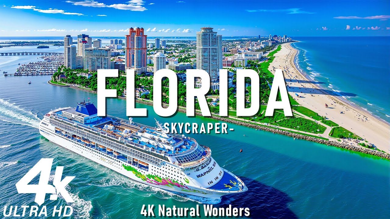 Florida 4K - Discovering Stunning Beaches and Iconic Landscapes | 4K VIDEO ULTRA HD