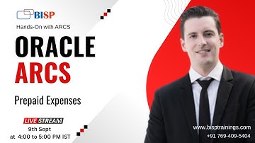 LIVE Webinar: Oracle ARCS – Managing Prepaid Expenses in Reconciliation