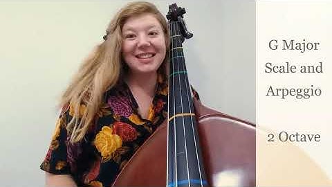 Contrabass | G Major Scale and Arpeggio - 2 Octave