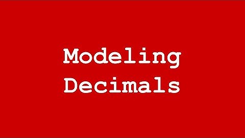 TEK 4.2E Modeling Decimals