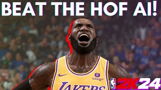 The BEGINNERS GUIDE TO BEATING the HALL OF FAME CPU in NBA 2K24! screenshot 5