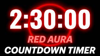 2.5 Hour Red Aura Timer | Peak Concentration & Unstoppable Productivity