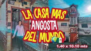 la casa mas angosta del mundo esta en uruapan, #michoacán  😱😍🇲🇽