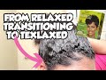 FROM RELAXED HAIR TRANSITIONING TO TEXLAXED HAIR, using SOFT AND BEAUTIFUL BOTANICALS TEXTURIZER