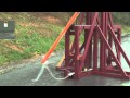 Students build trebuchet to launch melons - Virginia Tech Students build trebuchet to launch melons - Virginia Tech