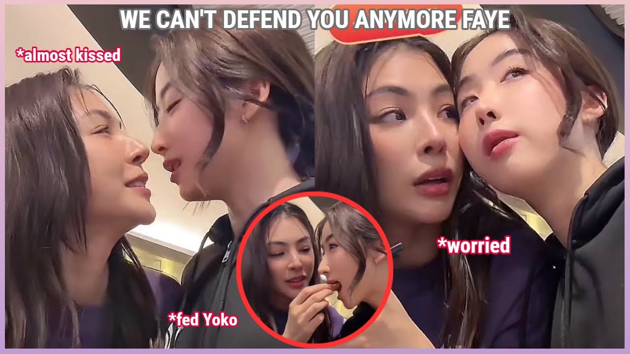 (FayeYoko) Faye shy while reaction for love scene in Blanks the series❤