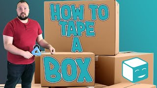 How To Tape A Box For Shipping With A Tape Gun: Warehousing & Shipping Tutorial