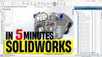 SolidWorks Tutorial for Mechanical Engineering - Beginner Tutorial 2022
