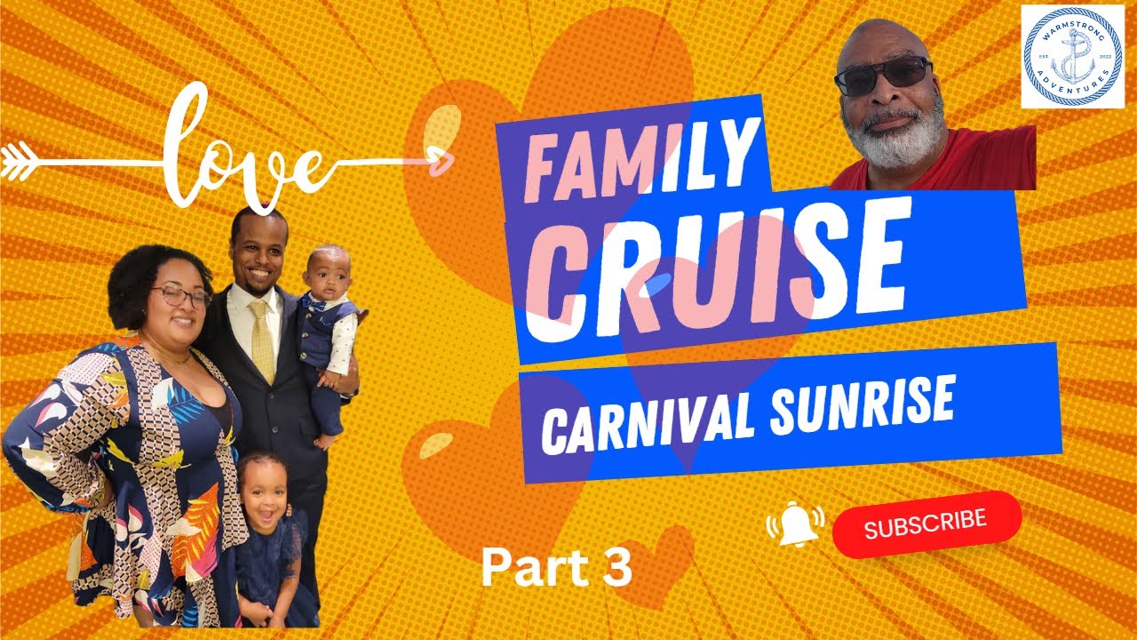 This is our family Cruise to Half Moon Cay, Bahamas on the Carnival Sunrise. Part 3
