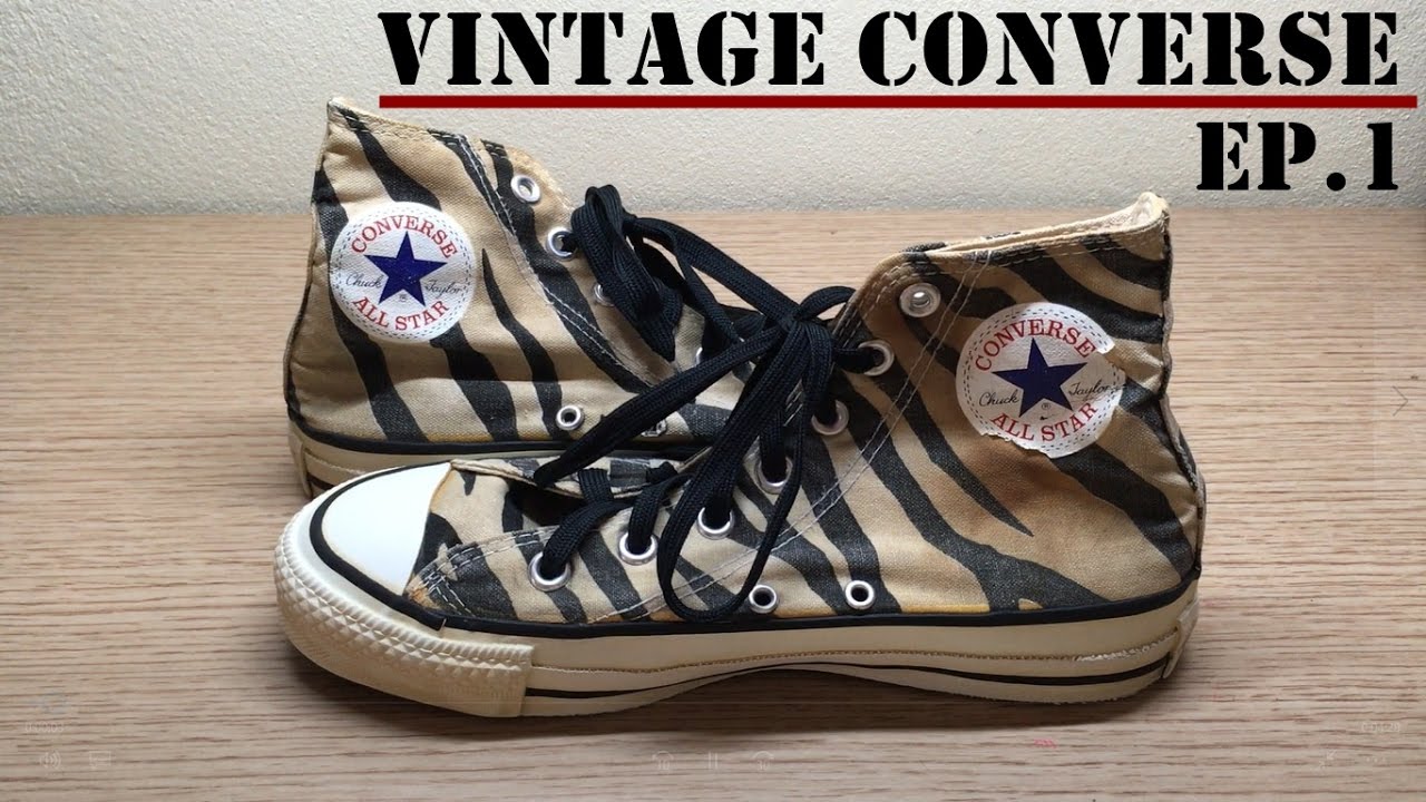 converse 80's shoes youtube