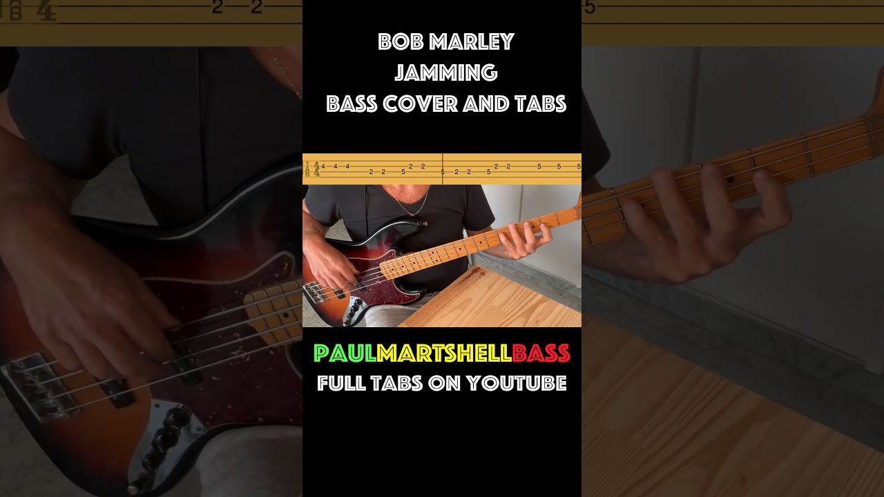Jamming - Bob Marley - Bass Tabs 