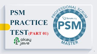 PSM Practice Test 01 | professional scrum master practice test |scrum master practice test|okay java