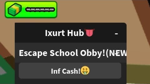 Escape School Obby Script | Infinite Money, Cash, Unlimited