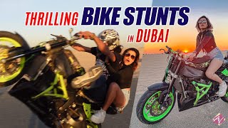 Thrilling Bike Stunts in Dubai | Aawari Aarya | Travel Vlog