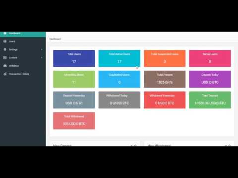 Bitcoin Bulut Madencilik Php Script.Start your own Bitcoin Mining Website New version 2 2