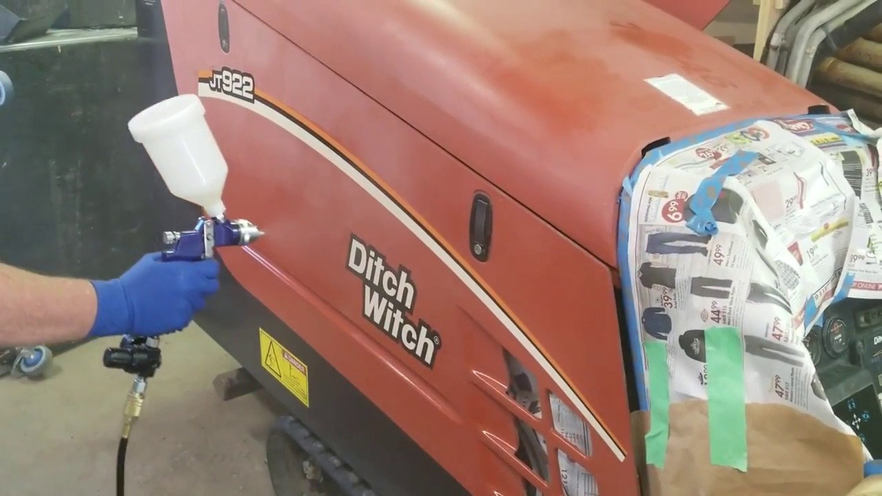Ditch Witch Paint Restoration NanoClear NCI YouTube