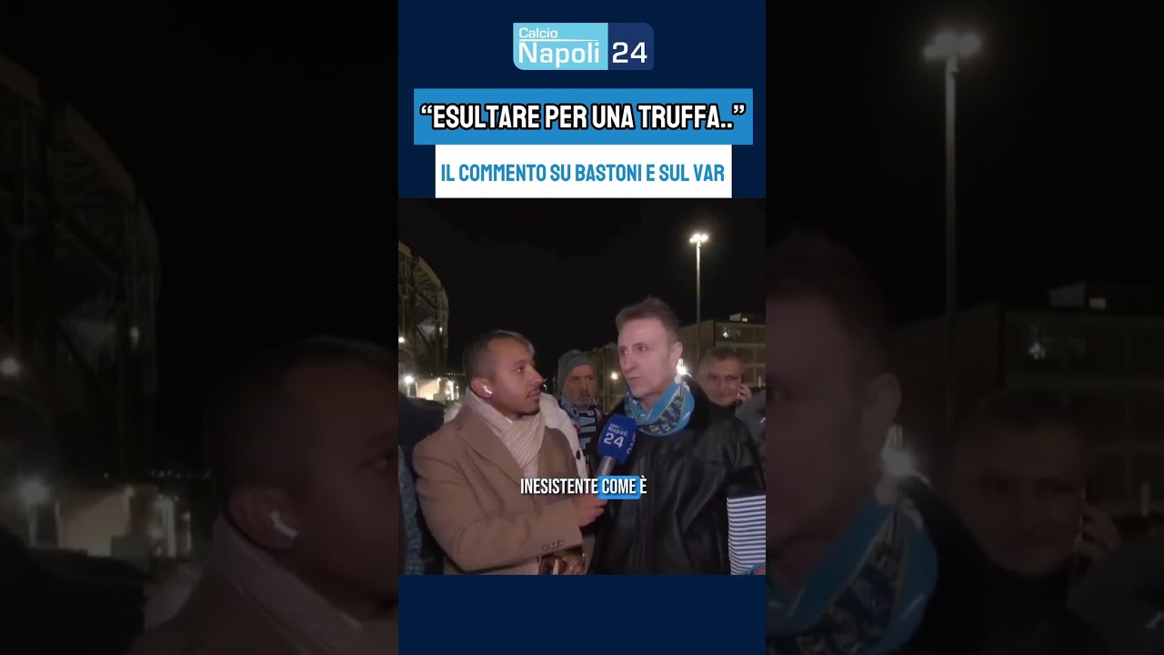 Simulazione Bastoni 😡 Guardate la reazione dei napoletani!