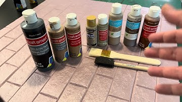 The Basics on how to build a easy Castle/Brick Wall Display. Episode 3 Painting Part 1