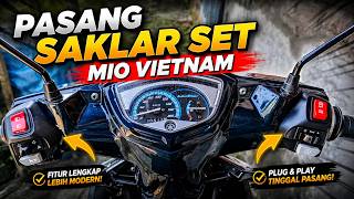 Installing Vietnamese Mio Switch Set on Jupiter MX Old for a More Modern and Plug-and-Play Look