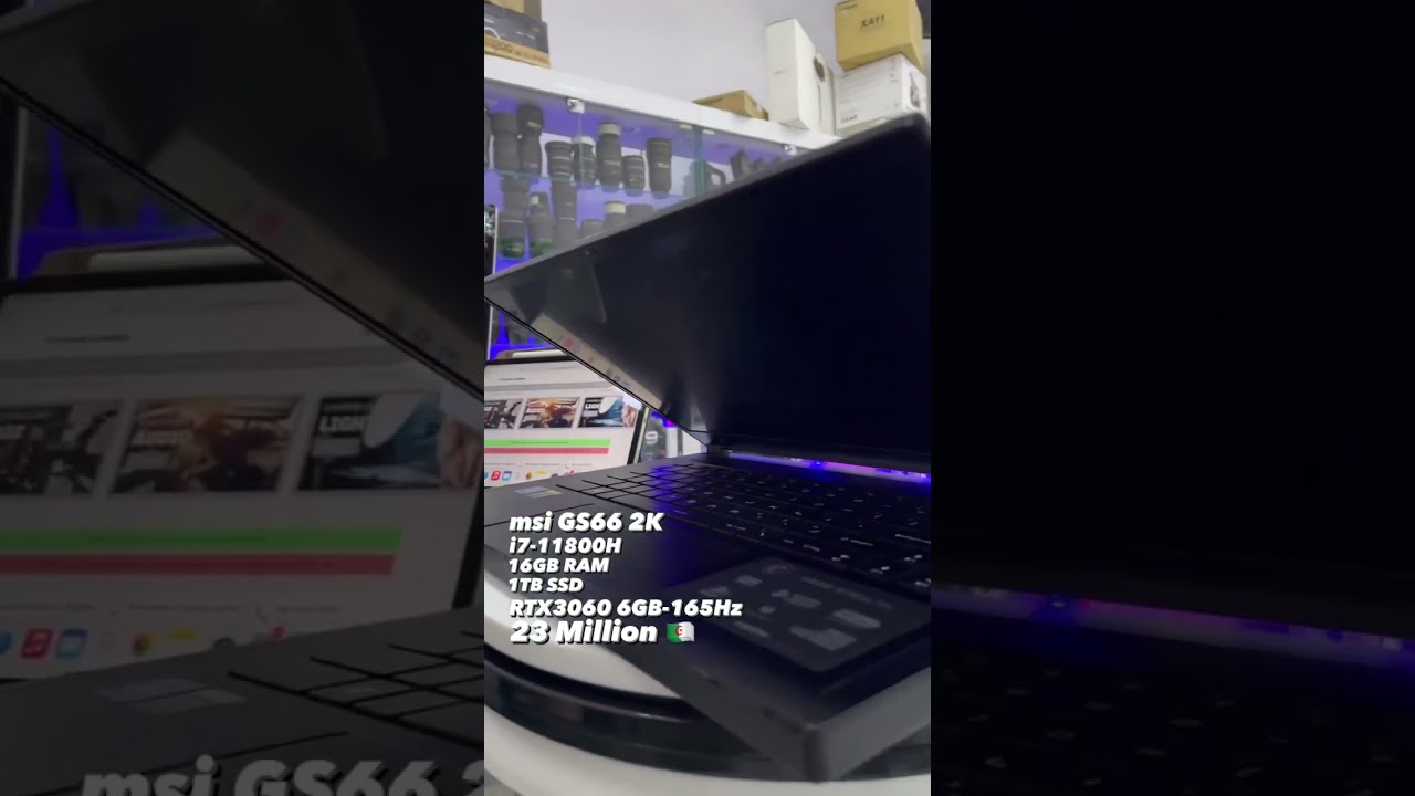 Msi stealth gs 66 unboxing gaming test 