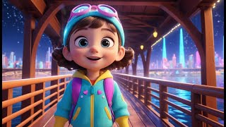 London Bridge Is Falling Down – Portal to the Crystal World | Magical Kids Adventure Song |