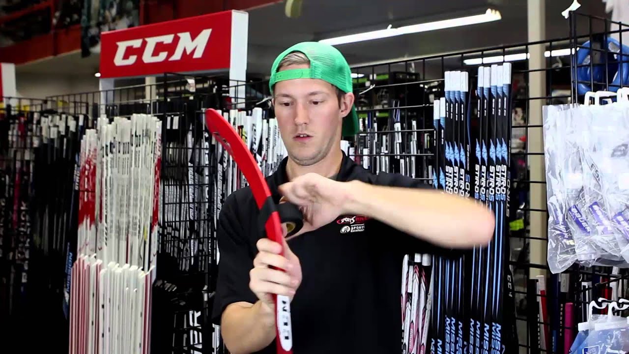 How to Tape a Hockey Stick! YouTube