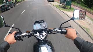 On board Suzuki Ax 100