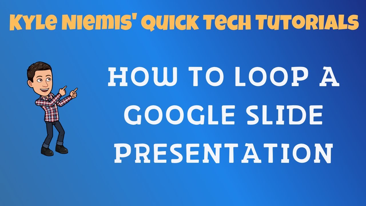 how to make a google presentation loop