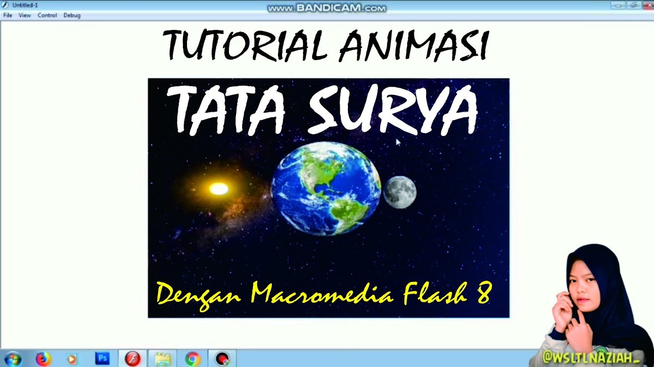 Tutorial Animasi  Tata  Surya  Dengan Macromedia Flash  