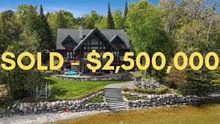 SOLD 07765 Cedar Lane East Jordan MI 49727 - 2 500 000