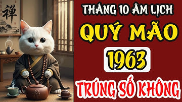 Chuyện Gì Sẽ Xảy Ra Với Tuổi Quý Mão 1963 Tháng 10 ÂL Năm 2025 | Tử Vi Quý Mão 1963
