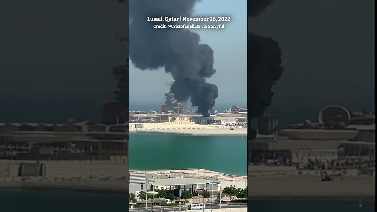 Large fire breaks out in Qatar near World Cup fan village