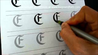 Blackletter script –  Capital F