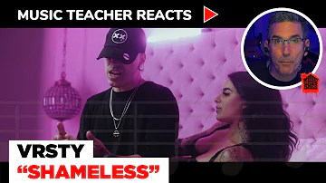 Music Teacher Reacts to VRSTY "Shameless" | Music Shed #71