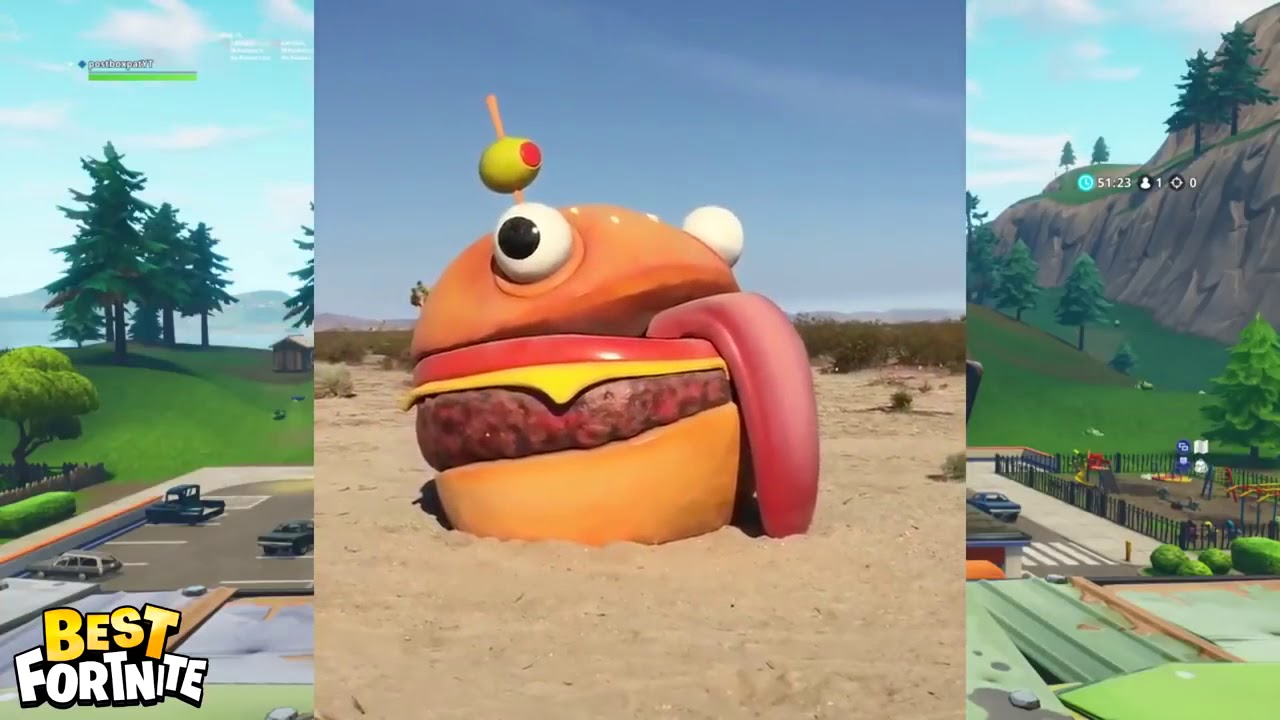 *REAL* DURR BURGER FOUND IN DESERT ! FORTNITE SEASON 5 LEAK !