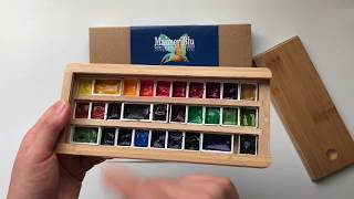 마이메리블루 물감 발색(MaimeriBlu Watercolor Colorswatch)